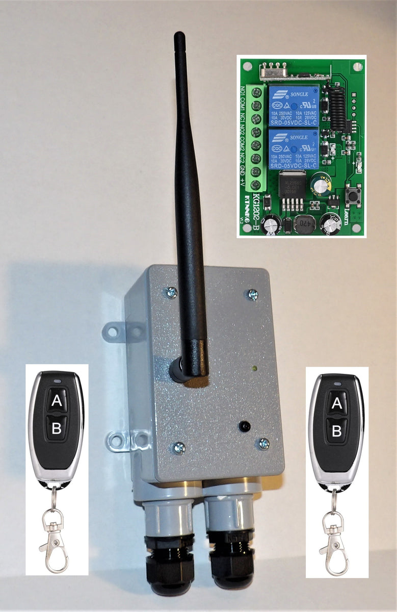 Wireless Remote Control Switch Transmitter / Control Receiver - 300ft –  Imagine Industrial Controls