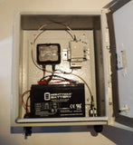 Industrial Wireless Solar Powered Float Switch Transmitter / Contactor Receiver System