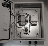 Industrial Wireless Solar Powered Float Switch Transmitter / Contactor Receiver System