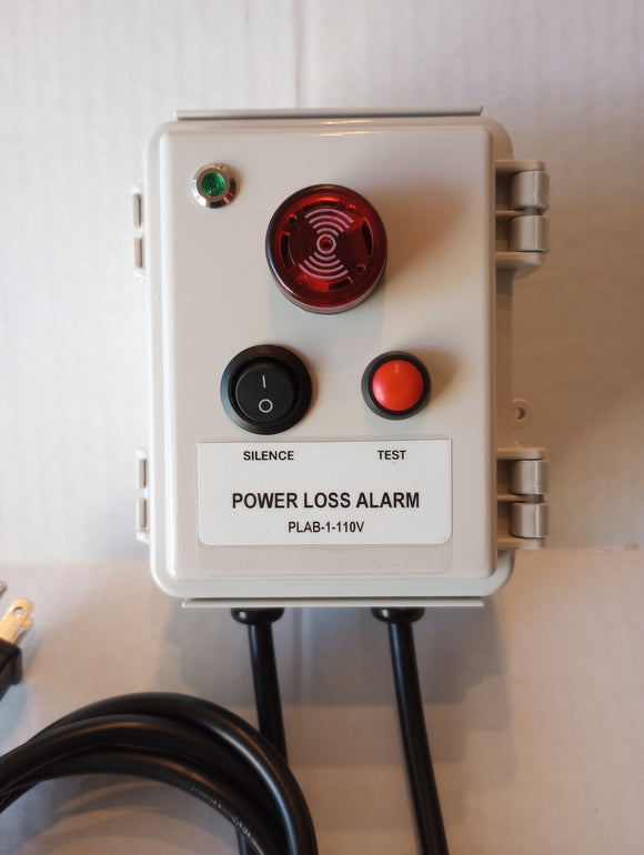 Power Loss Alarm Box - 110V AC