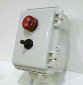 Compact  Universal Input Alarm Box - 110V-120V AC
