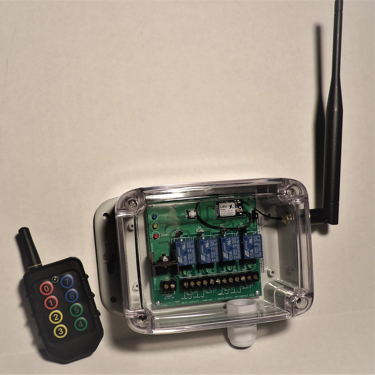 Remote Control Imagine Wireless Handheld Remote Control Button Transmitter/Relay Receiver ...