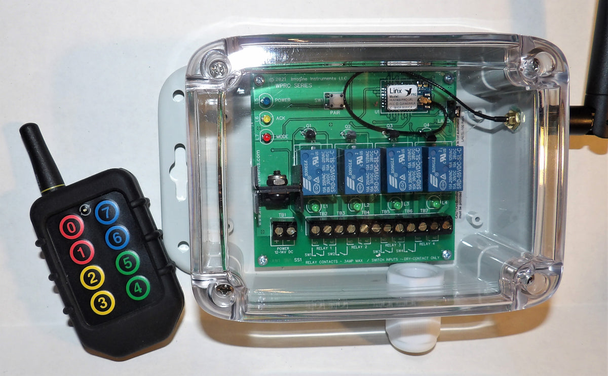 Remote Control Imagine Wireless Handheld Remote Control Button Transmitter/Relay Receiver ...