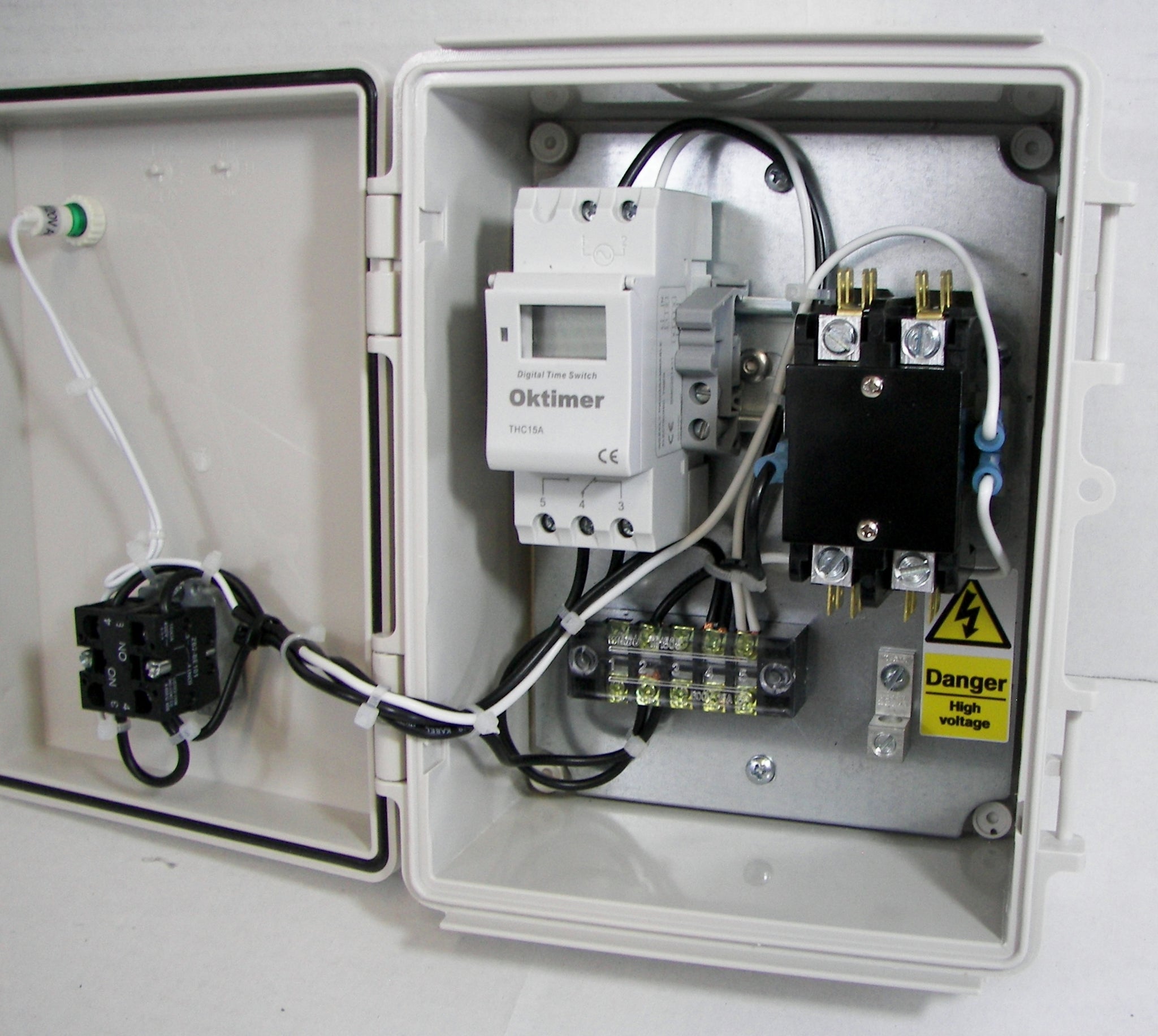 Digital Timer Control Panel with 1, 2 or 3-Pole Contactor -120V AC –  Imagine Industrial Controls, image size:2048x1832