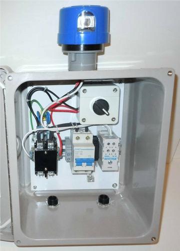 Lighting Control / Contactor Panel with Integral Standard Twist-lock Photocell Socket - 240V AC Operation