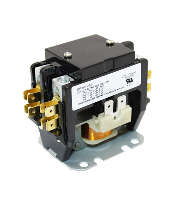 2-Pole 30 Amp Contactor, 120V AC Coil Voltage