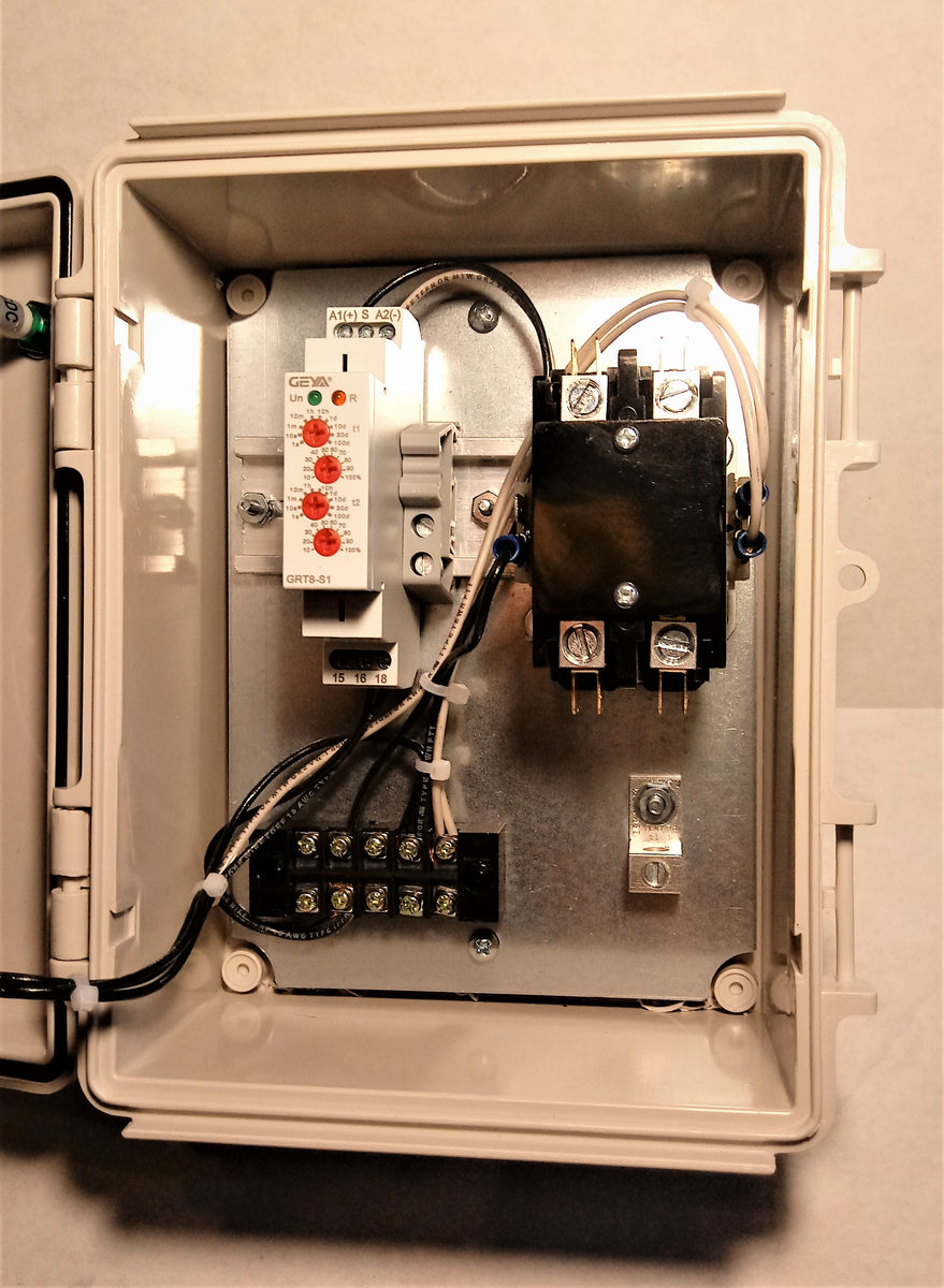 On/Off Timer Control Panel with 1, 2 or 3-Pole Contactor -120V AC ...