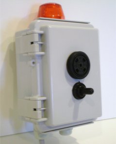 Compressor Alarm Panel - Compact Design - Built-in Pressure Switch - 110V AC