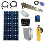 Solar Powered Well Pump Kit with Battery Backup